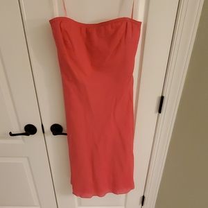 J.Crew strapless pink dress